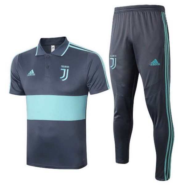 Polo Conjunto Completo Juventus 2020/21 Gris Verde